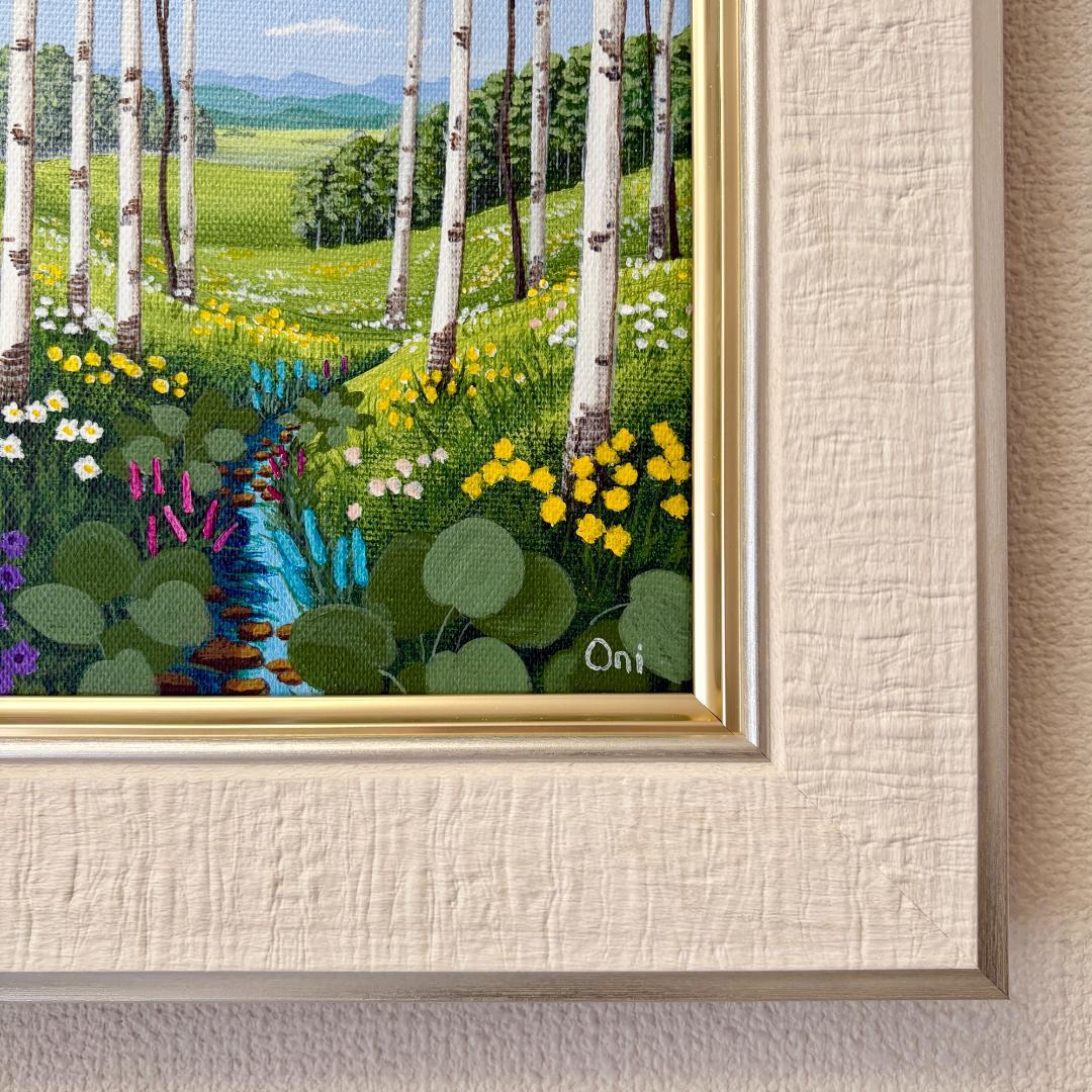 シェフ　アクリル画　原画　2点セット