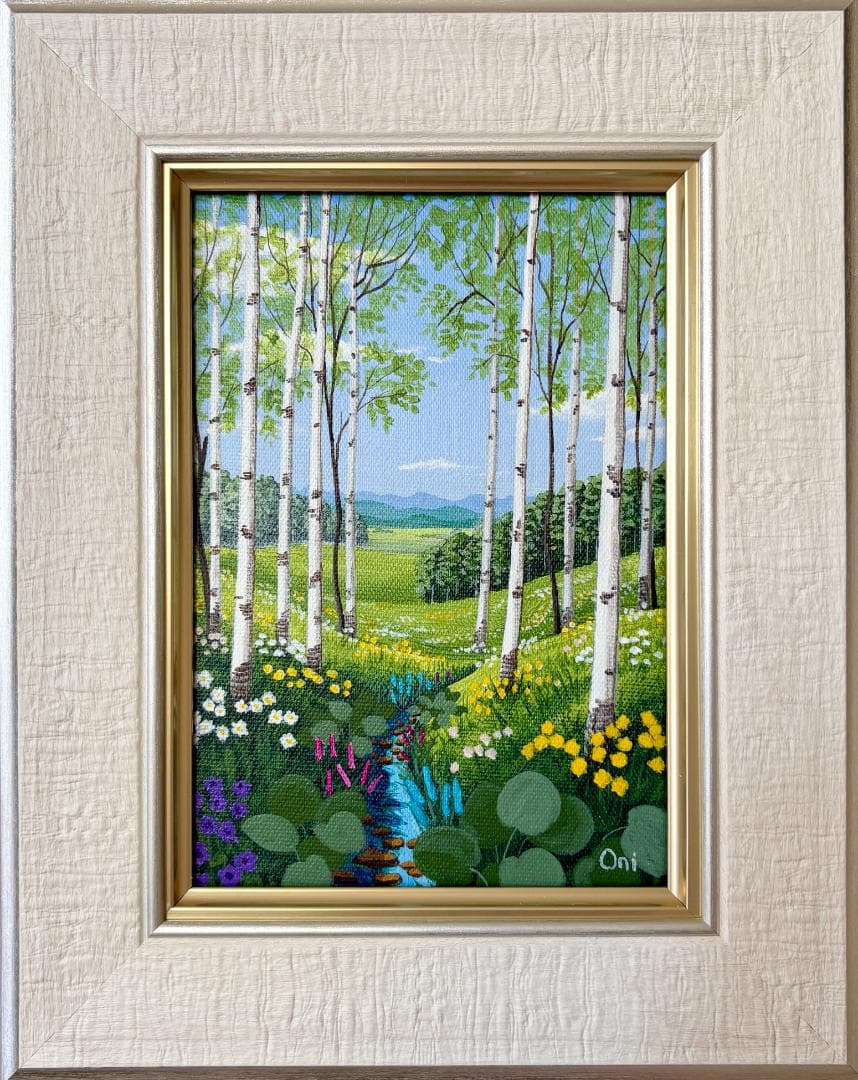 シェフ　アクリル画　原画　2点セット