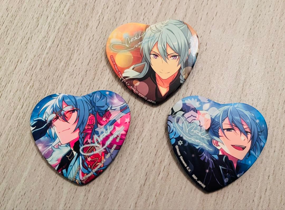 あんスタ 日々樹渉☆ハート型缶バッジ 25枚まとめ売り