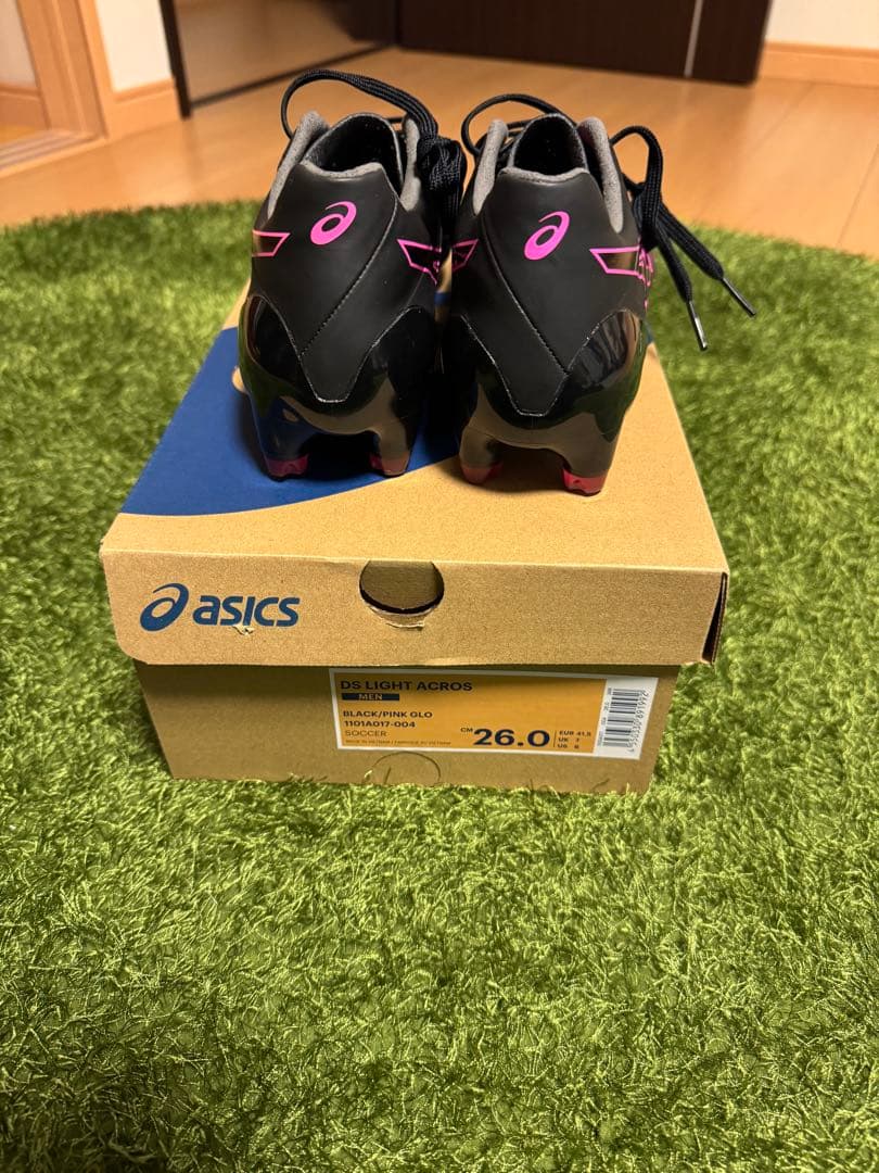 asics DS LIGHT ACROS 26.0cm ブラック/ピンク
