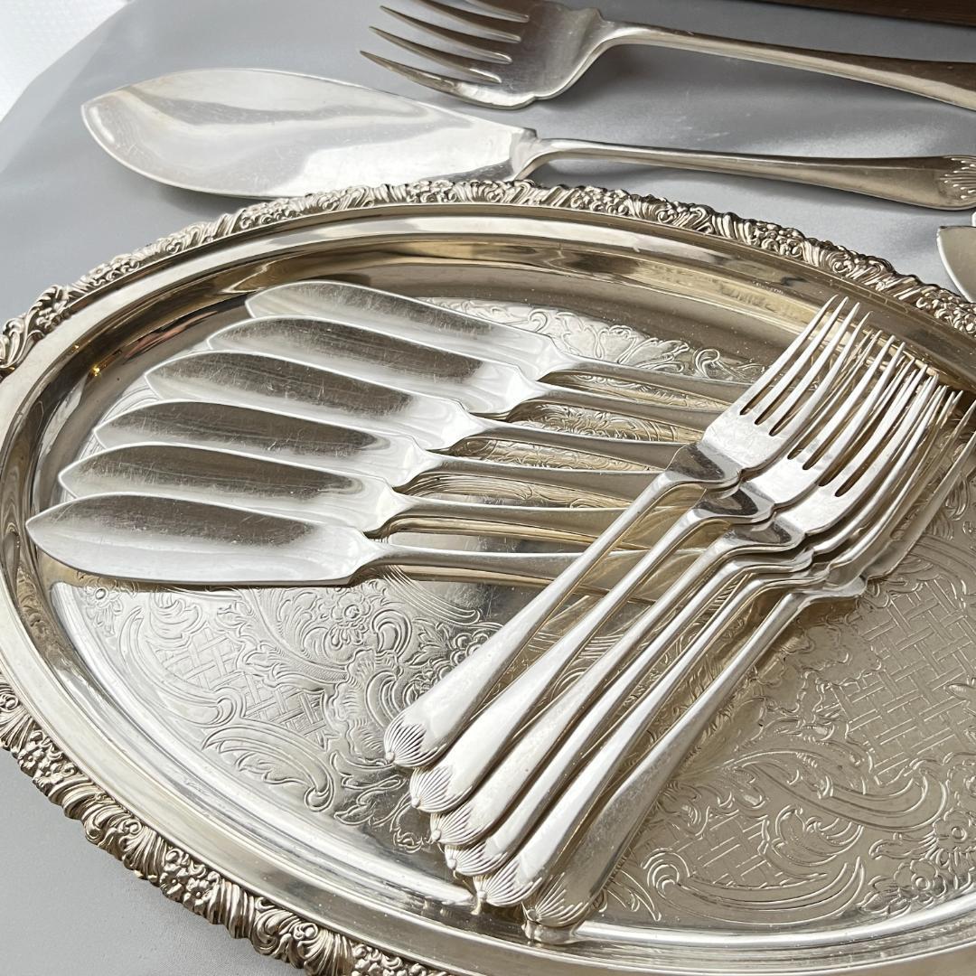 【Henry Wilkinson & Co】カトラリーセット 23本サーバー2本