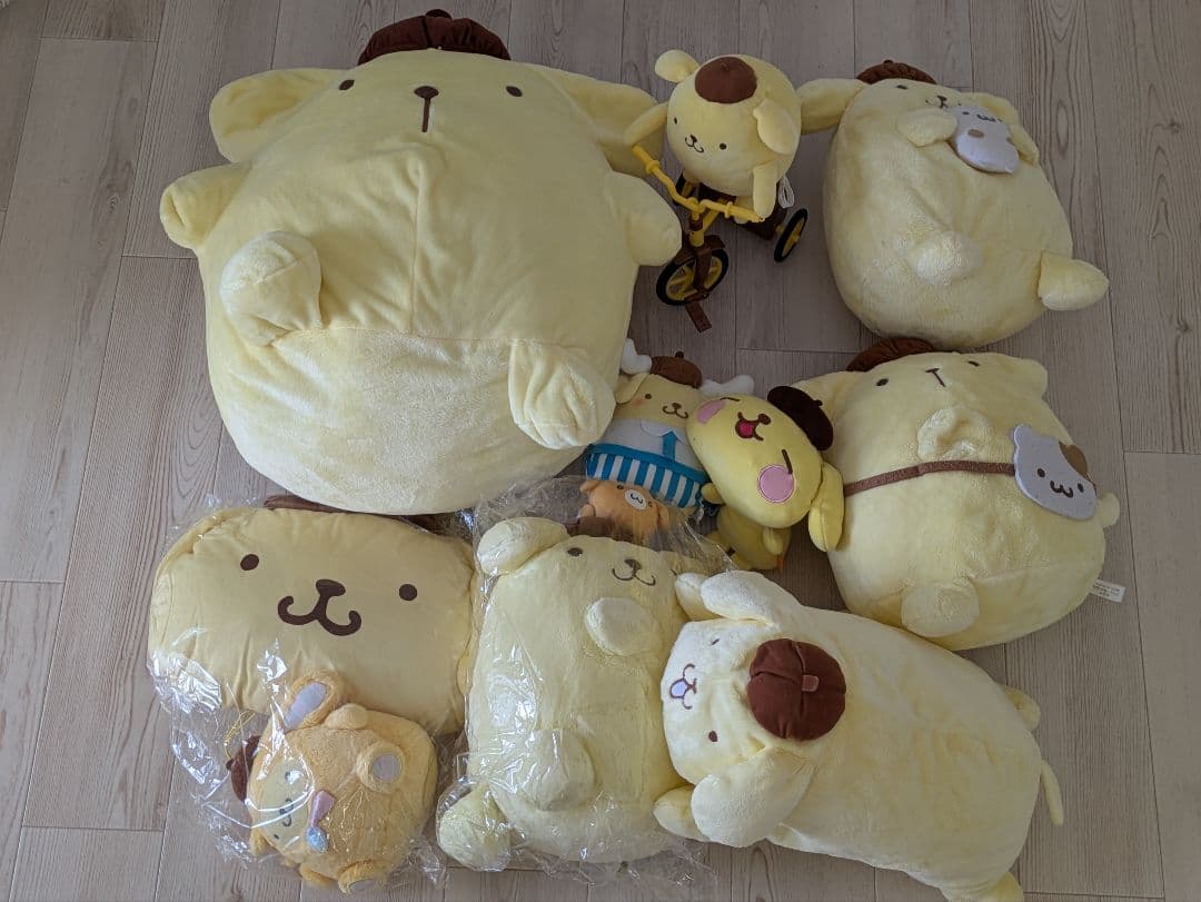 ポムポムプリン ぬいぐるみ まとめ売り セット 超超ビッグDX シナモロール