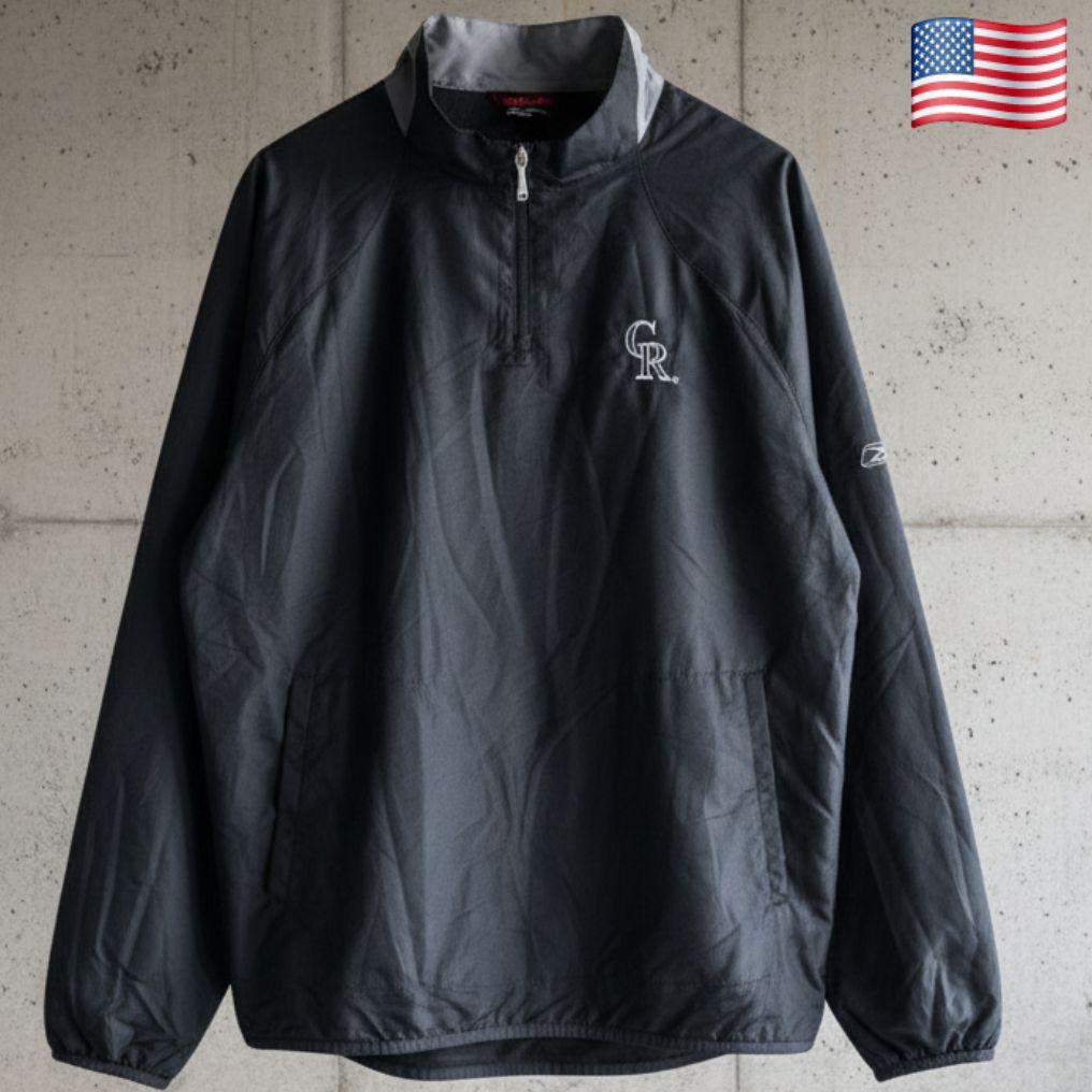 ​【希少】 00s Reebok コロラドロッキーズ ハーフジップ ウェア