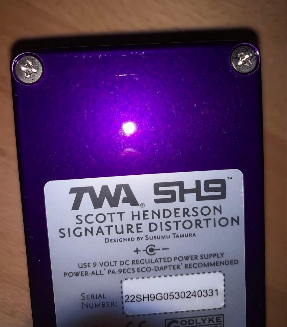 TWA SH9 Scott Henderson signature
