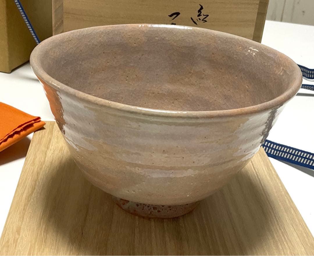 清和ꕤ祥雲窯 ꕤ原清和 ꕤ紅萩 ꕤ茶碗ꕤ未使用