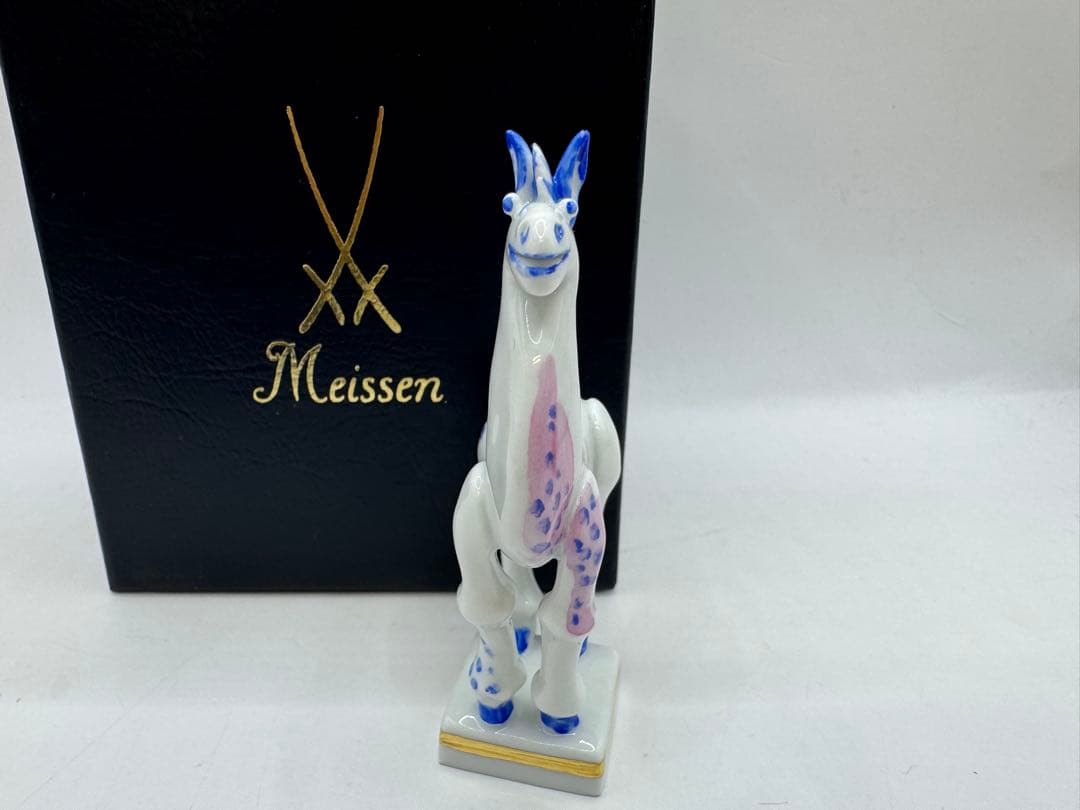 極美品 Meissen マイセン 干支シリーズ 午　うま 馬　フィギュリン