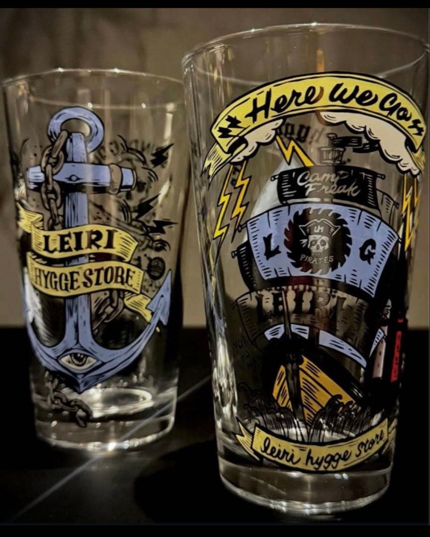 レイリーヒュッゲストア パイントグラス 2個セット【新品・未使用・未開封】