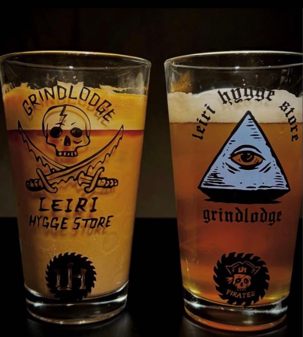 レイリーヒュッゲストア パイントグラス 2個セット【新品・未使用・未開封】