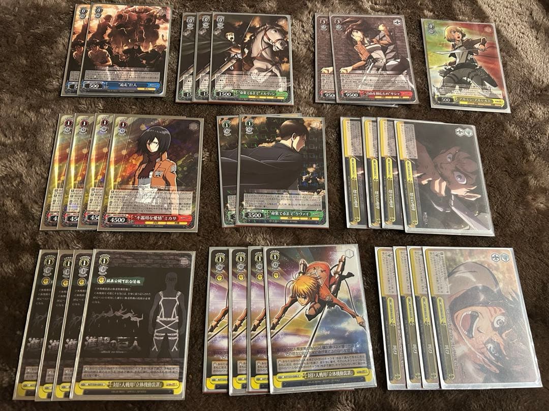 ヴァイスシュヴァルツ　進撃の巨人　引退品　まとめ売り