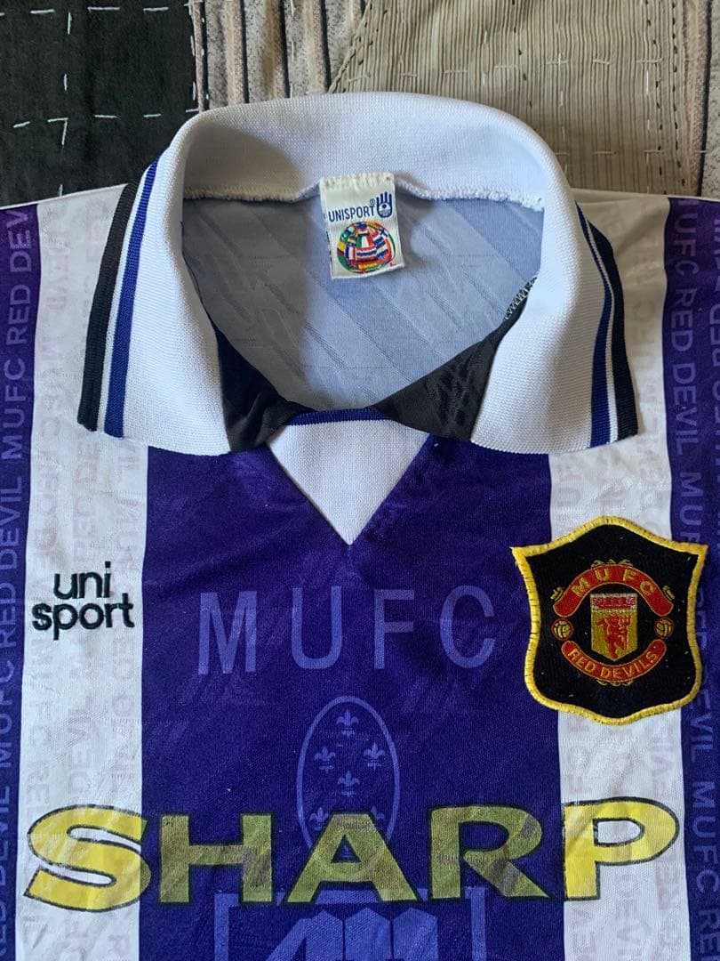 90s L UNISPORT マンチェスター ユナイテッド マンU ベッカム