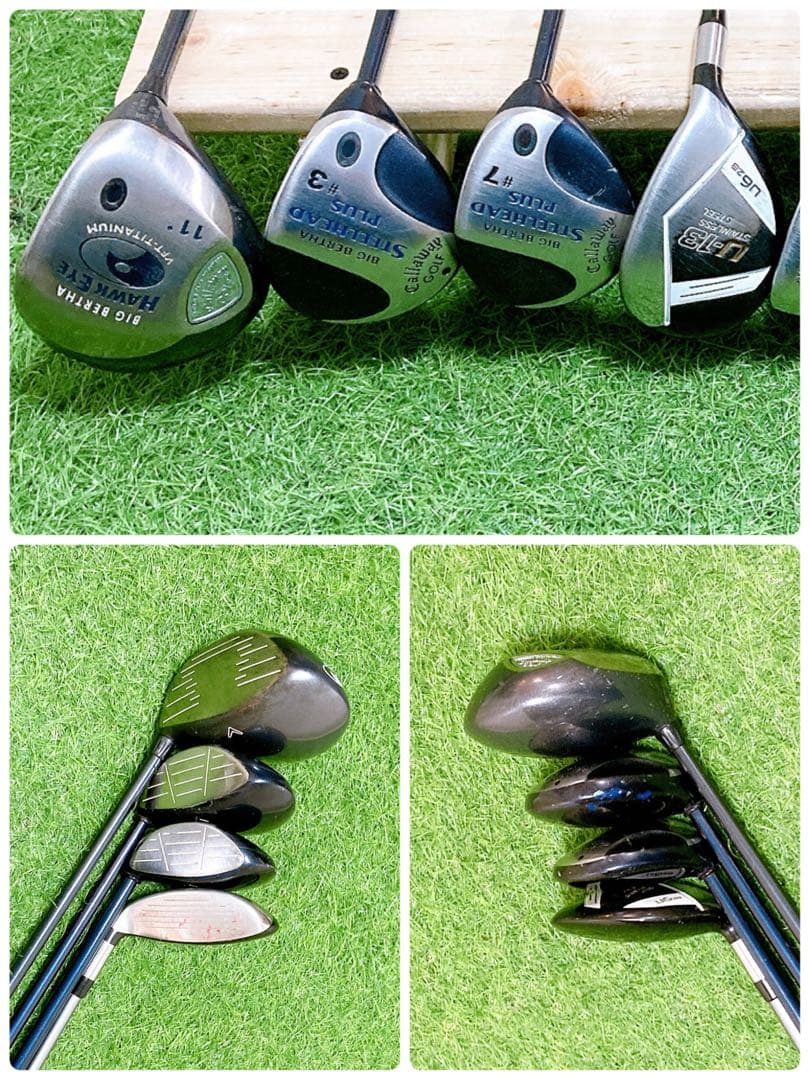 M3 キャロウェイ　初心者オススメ　ゴルフクラブ　メンズセット　右利き　12本