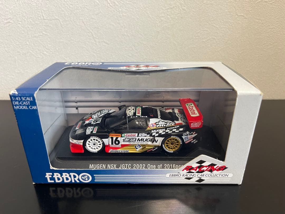 ミニカー EBBRO JGTC 2002 MUGEN NSX 16