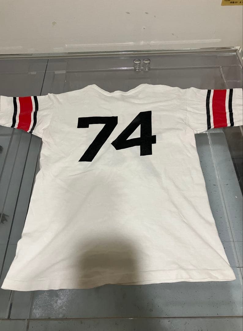 チャンピオン60s染み込みフットボールTシャツＬ