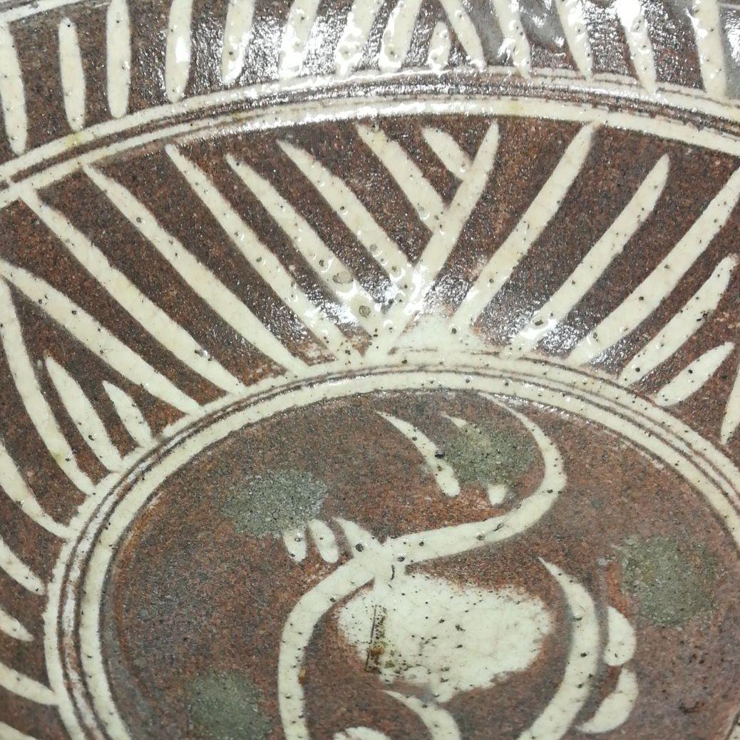 三島象嵌　茶碗