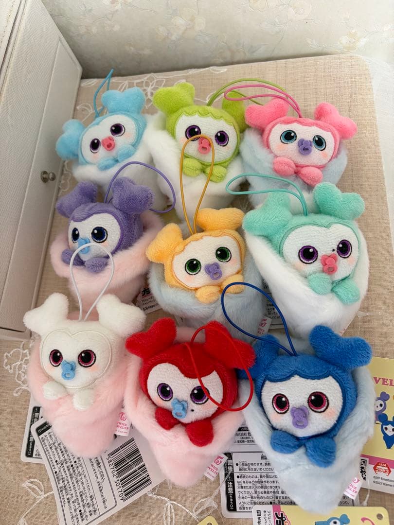 TWICE GIGO LOVELY おくるみマスコット 9個 コンプリートセット