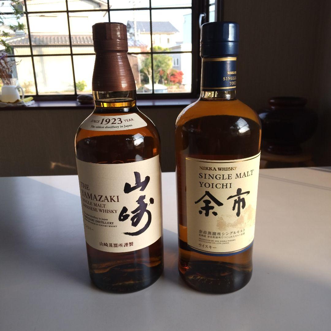 山崎na.余市na.それぞれ700ml.