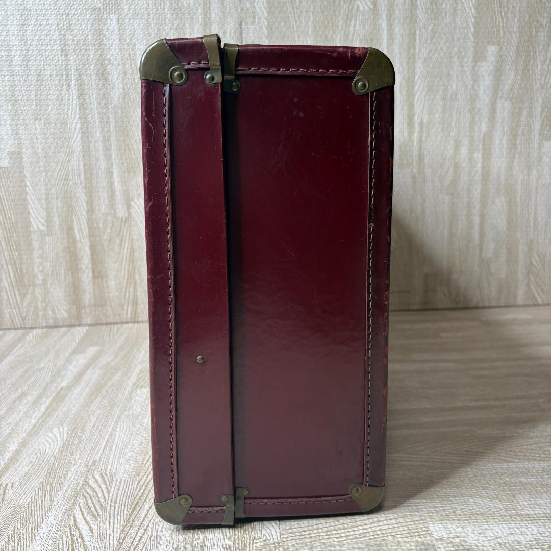 トランクケース ヴィンテージ レトロ スーツケース トランクボックス レザー