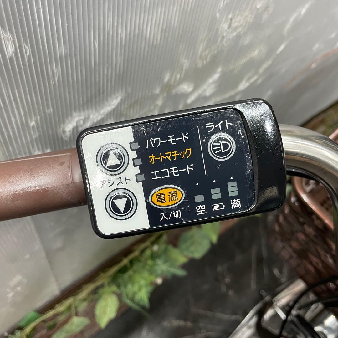 【8】電動自転車 Panasonic ビビ DX ブラウン 26インチ