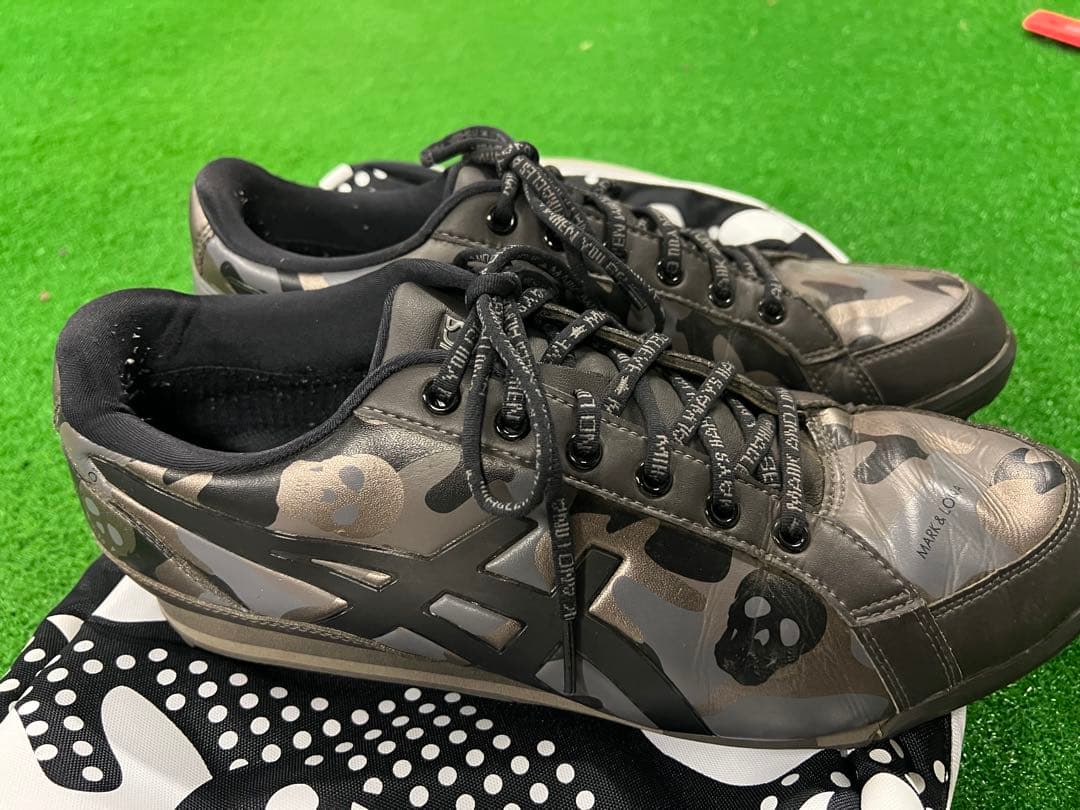 [希少] 27.5cm MARK & LONA×アシックスコラボ ゴルフシューズ