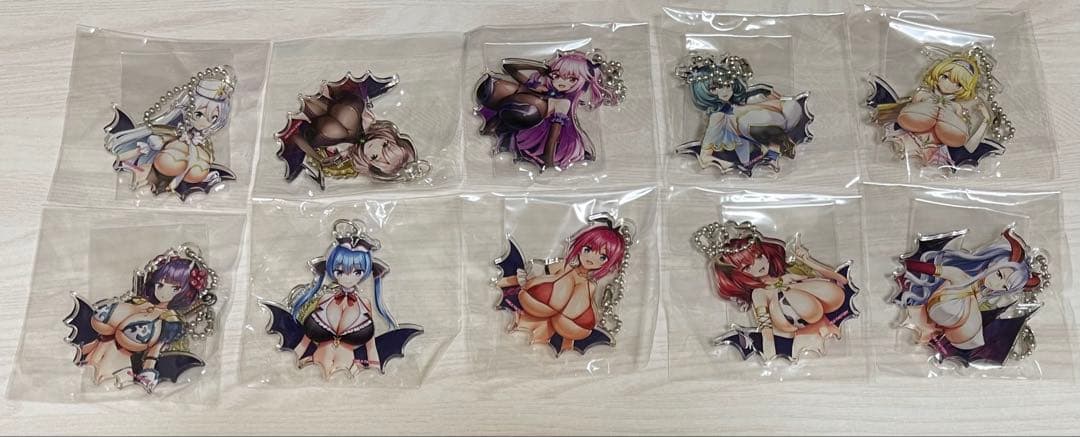 サキュバス学園 キーホルダー C-TYPE 全10種セット みるくふぁくとりー