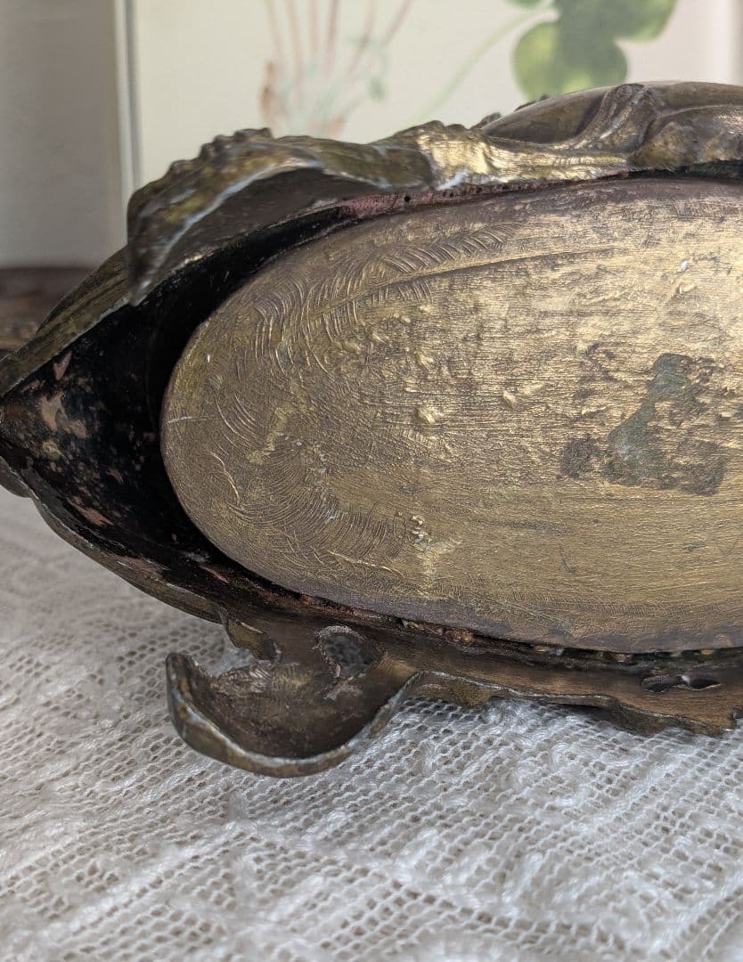 フランス ジャルディニエール 花器 ゴールド色