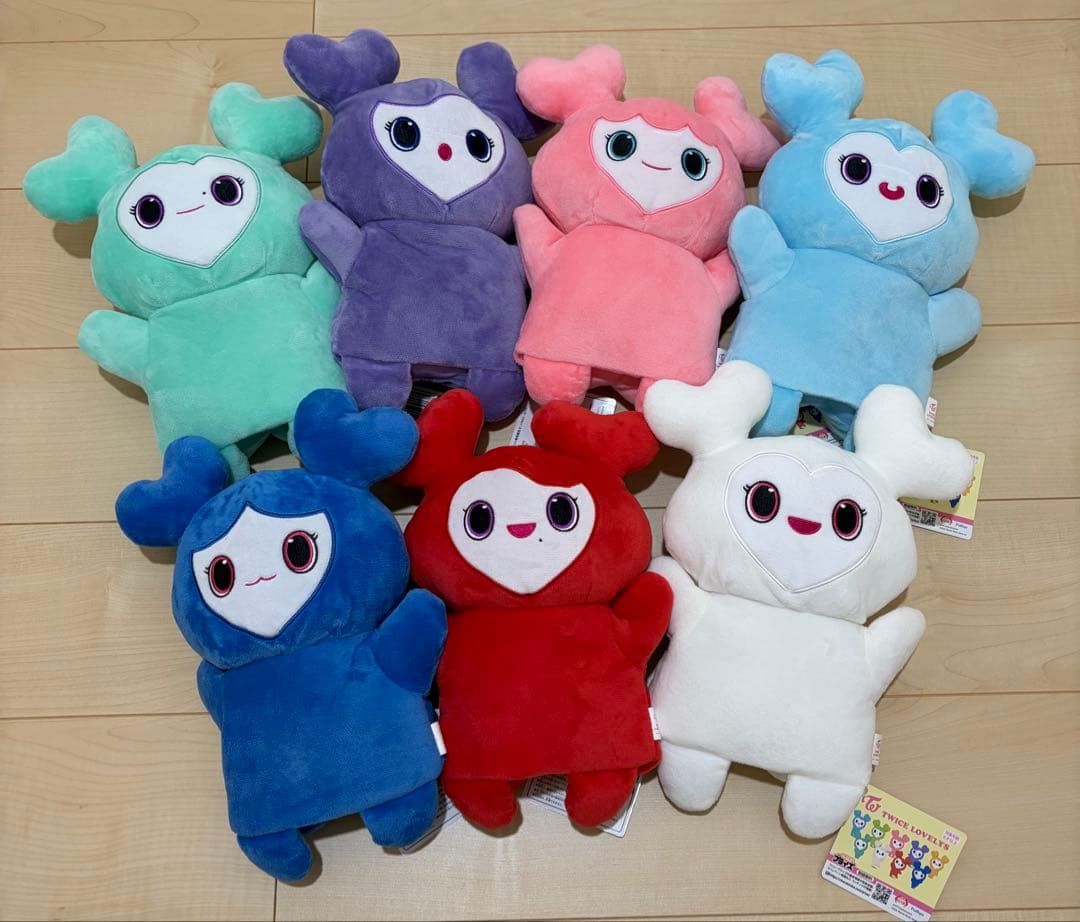 TWICE GIGO ぬいぐるみパペット 7種セット