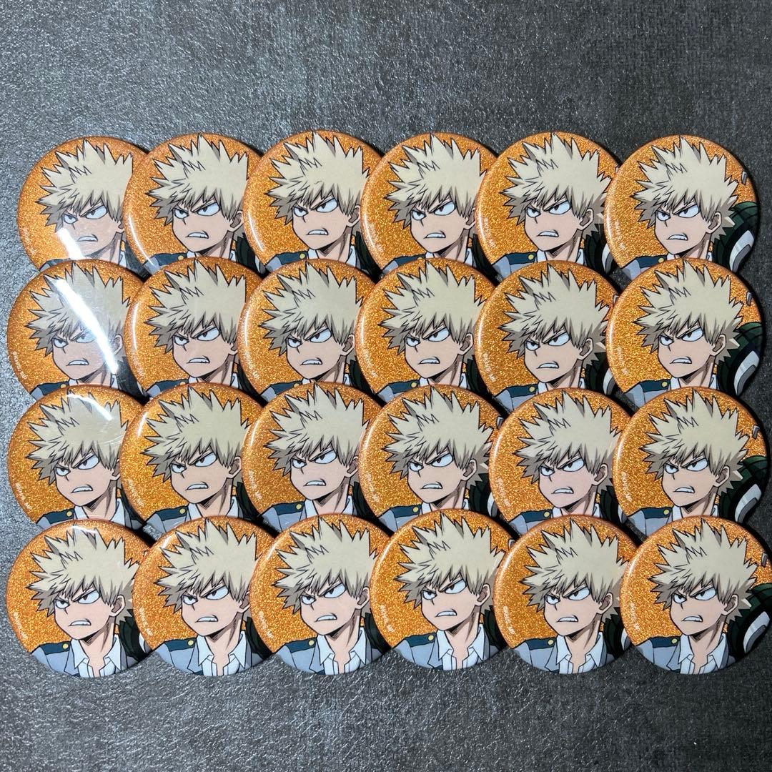 僕のヒーローアカデミア ヒロアカ 爆豪勝己 缶バッジ いざ、出発！ 24点