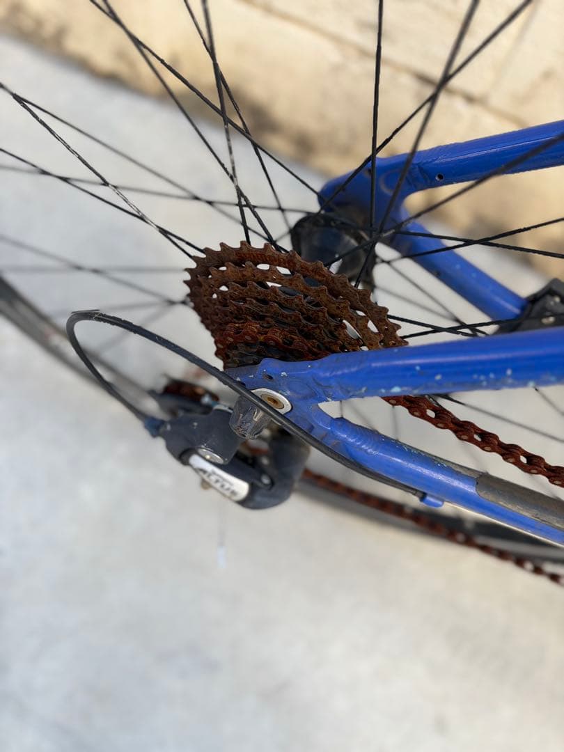 GIOS PURE FLAT ジオスブルー／フレーム490／要メンテ・現状渡し