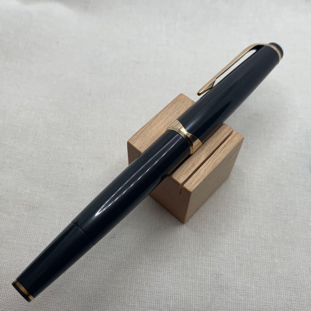 【希少良品】モンブラン no.12 グレー軸　18C EF 万年筆