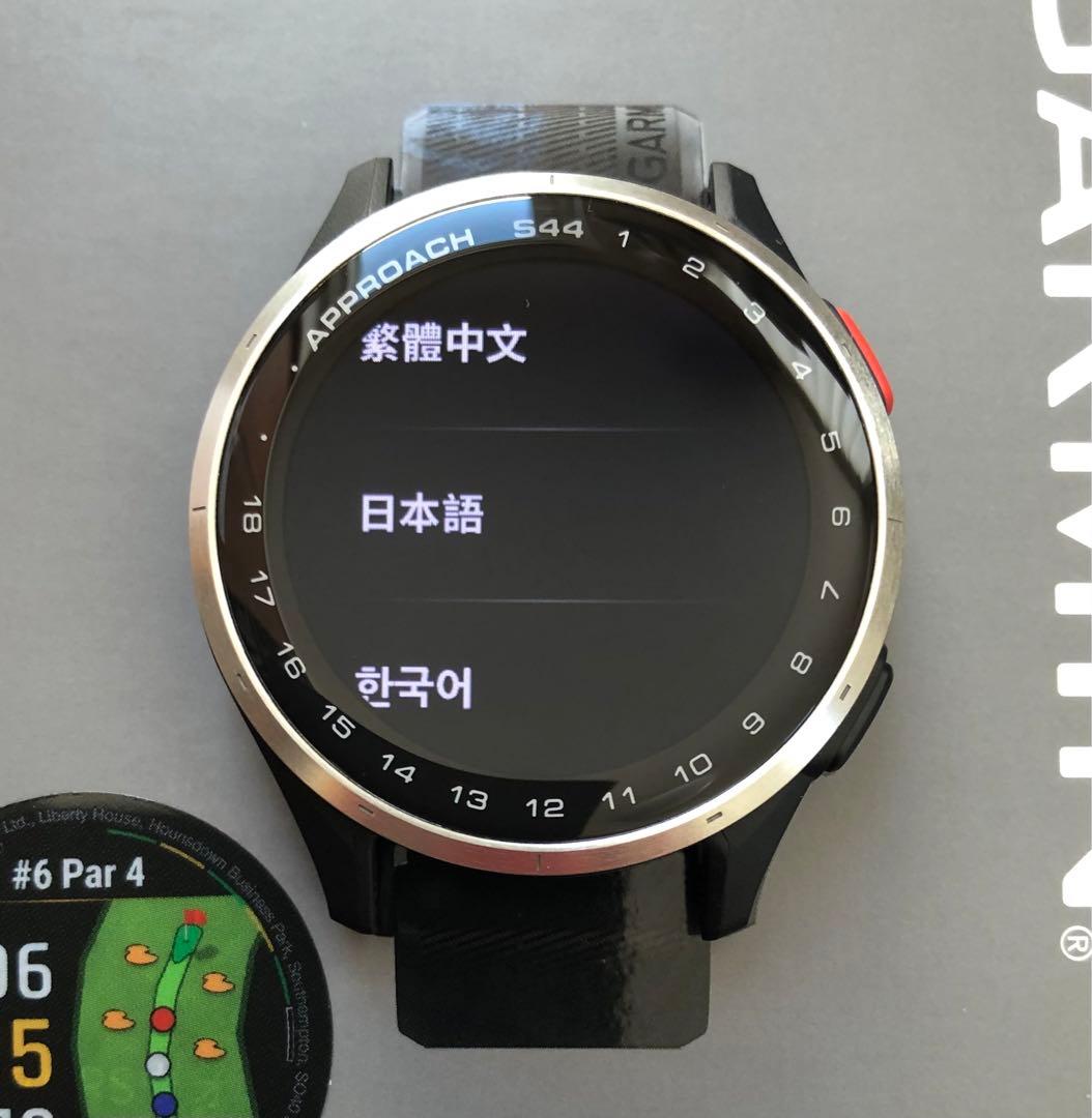 【超美品】GARMIN Approach S44 ゴルフGPSナビ ブラック