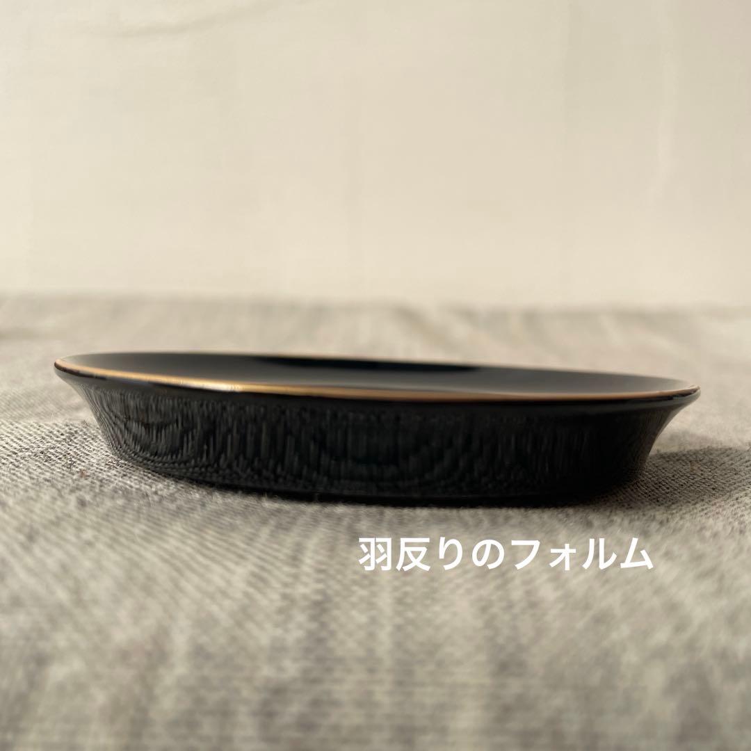 ホルン ラッパ 京都 漆器 象彦 手塩皿 豆皿 6枚 木箱入り 赤 黒