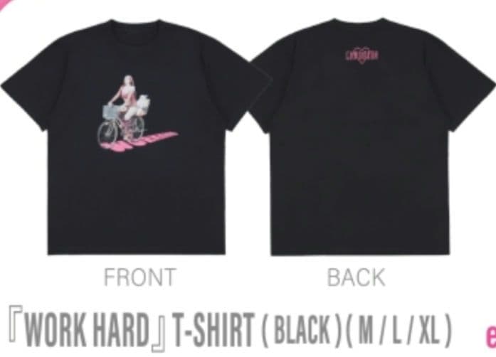 ちゃんみな★エリアオブダイアモンド3★WORK HARD T-SHIRT