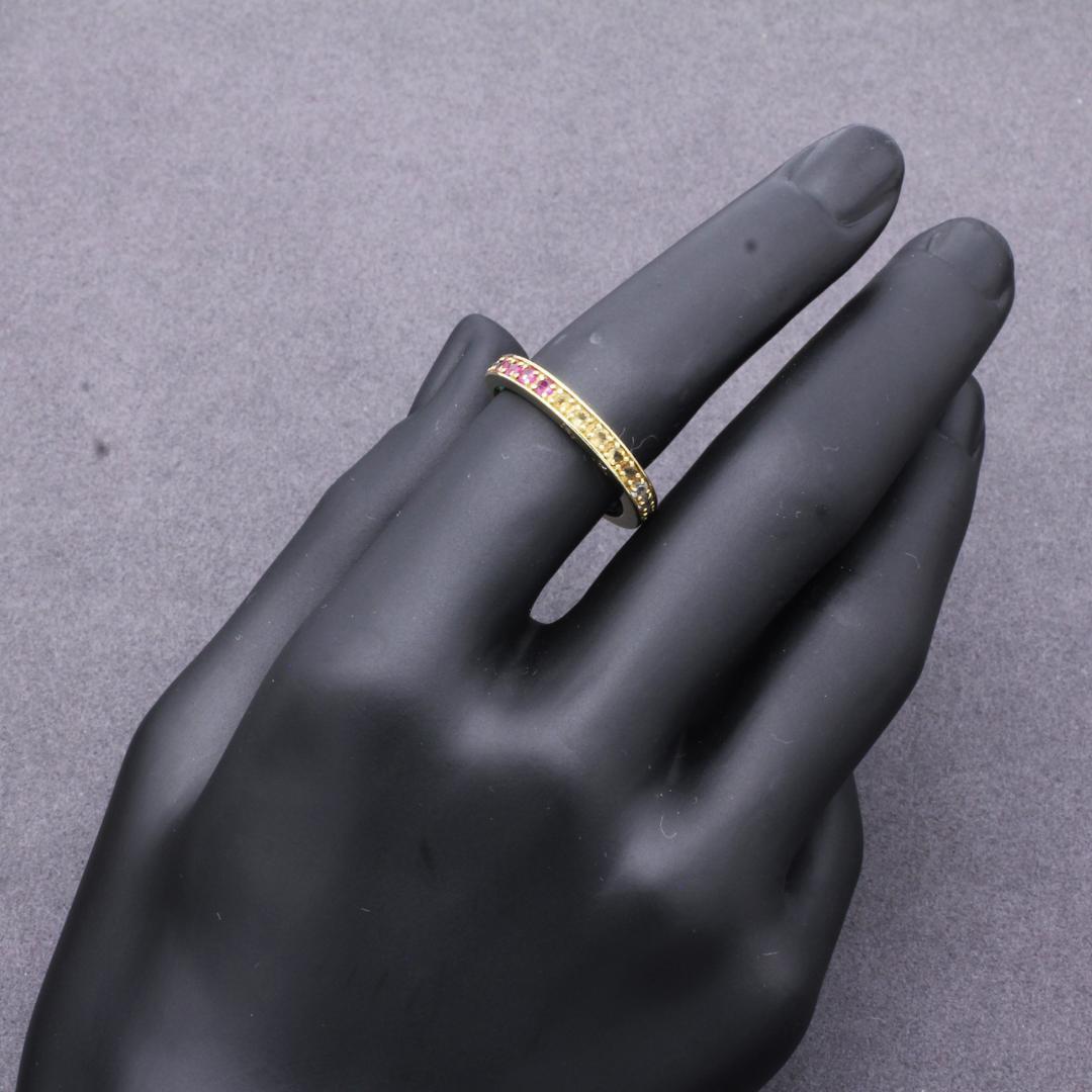 【アンティーク】エタニティリング（K18）16号【J36520】