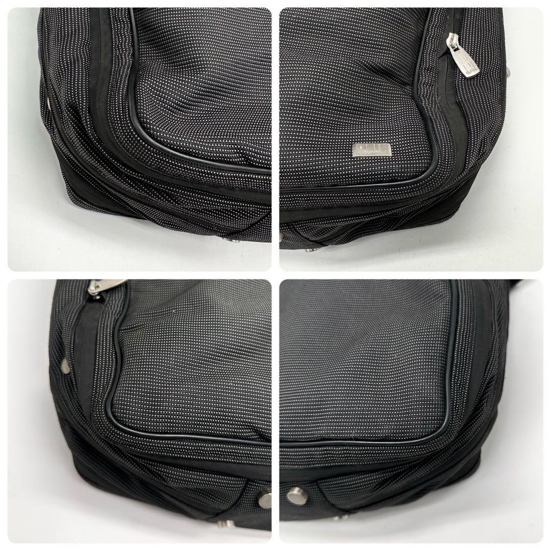 良品 dunhill AVORITIES ガーメントバッグ2way ブラック