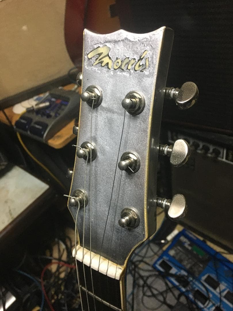 Morris　DN-06Dシルバー雑塗装！ダンカンSTR他2系統出力改造！動画！