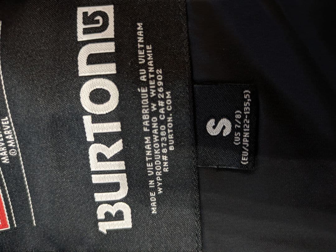 MARVEL　BURTON スノーボードウェアセット＆グローブ