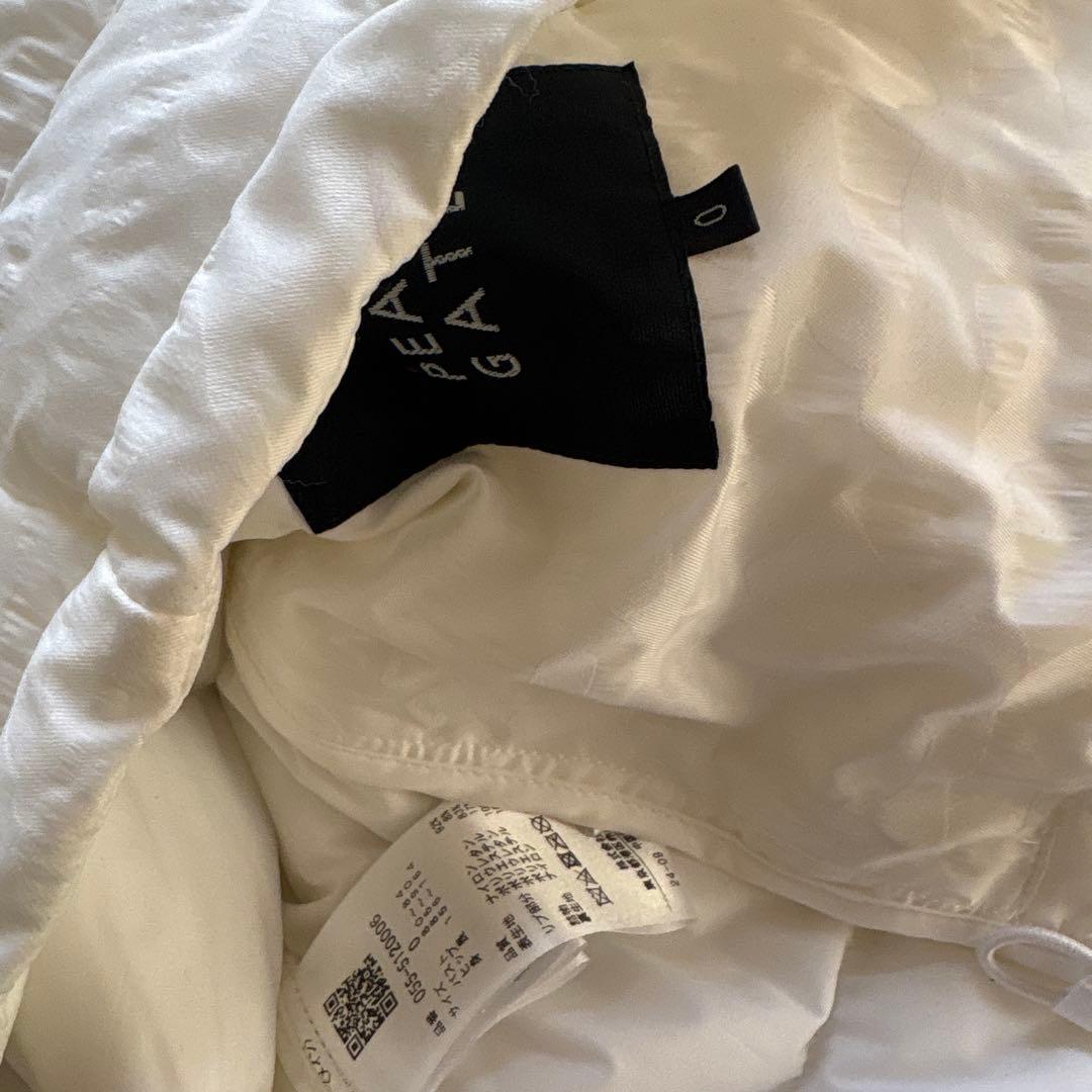 パーリーゲイツ ホワイトダウンジャケット サイズ0