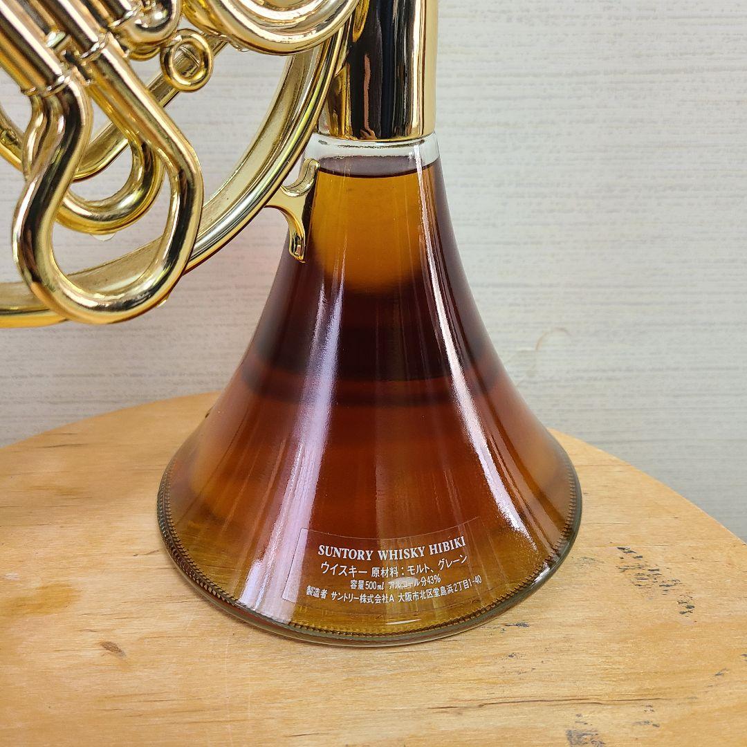 サントリーウイスキー 響 楽器ボトル ホルン型 500ml 43％