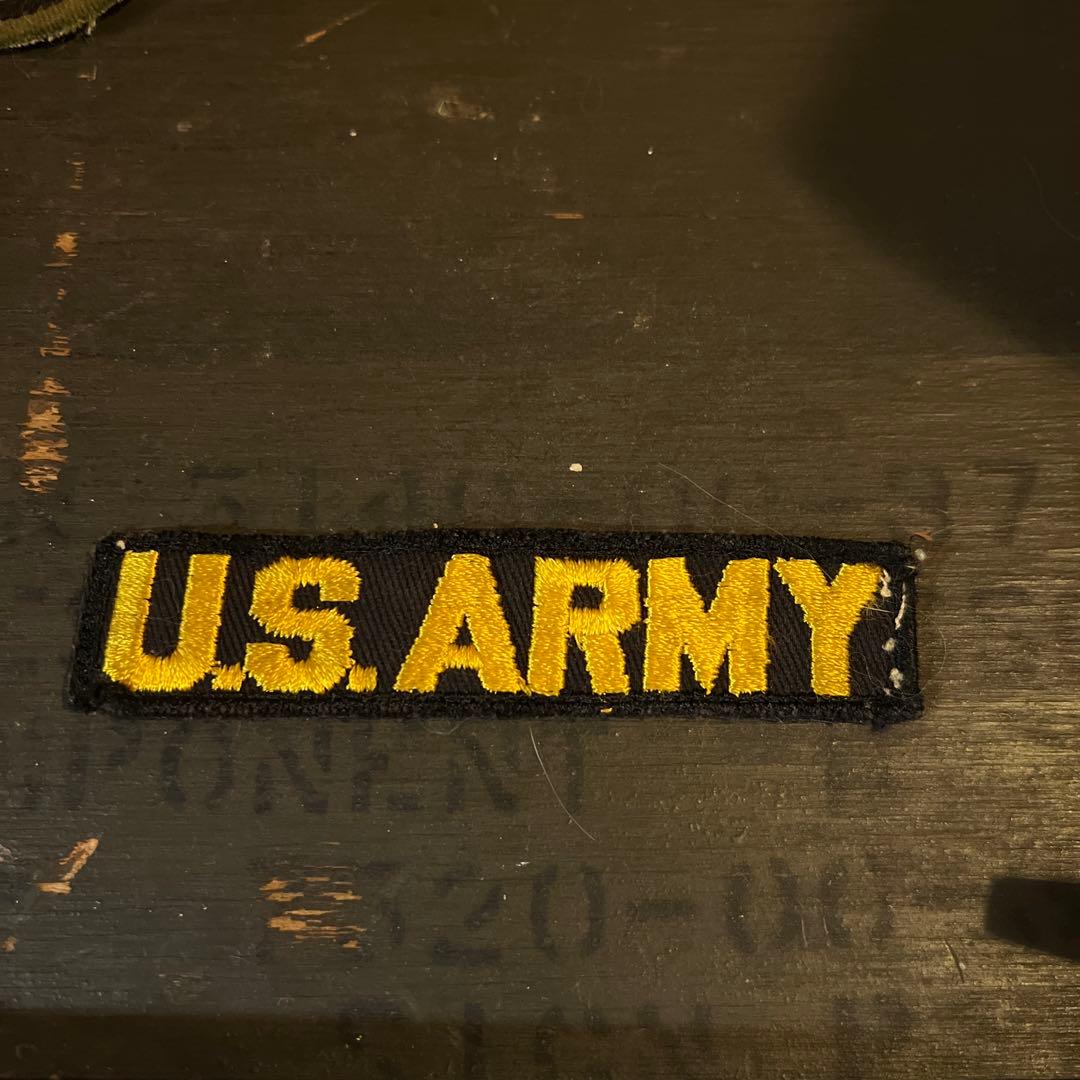 60年代　米軍実物　ベトナム戦　U.S. ARMY 刺繍パッチ