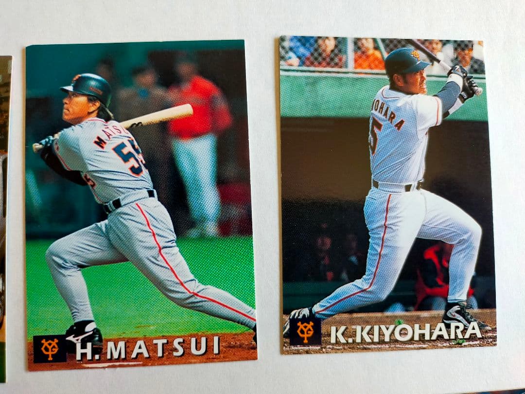 プロ野球カード　巨人/GIANTS　長嶋茂雄　松井　清原　桑田　斎藤　激レア