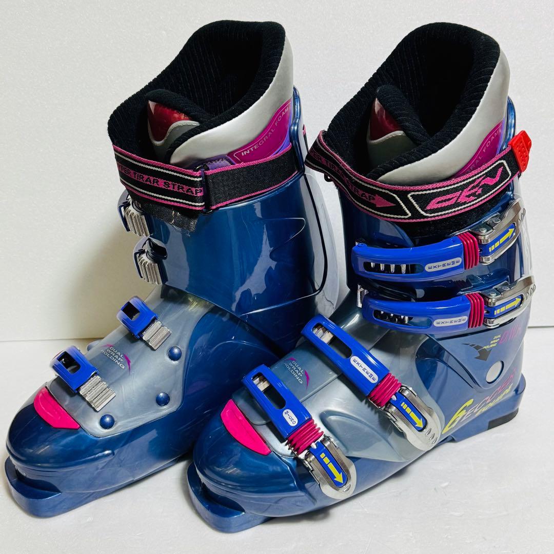 27.5cm GKN スキー ブーツ 青/ピンク