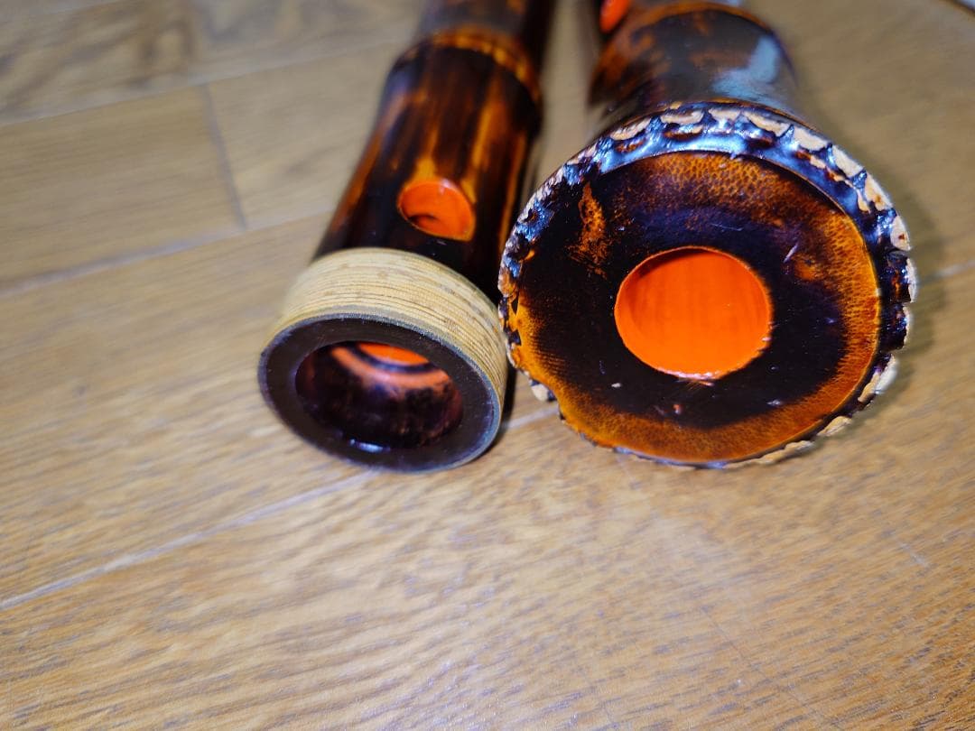 二代目　海老沼竹揚 銘 琴古流　１尺５寸管