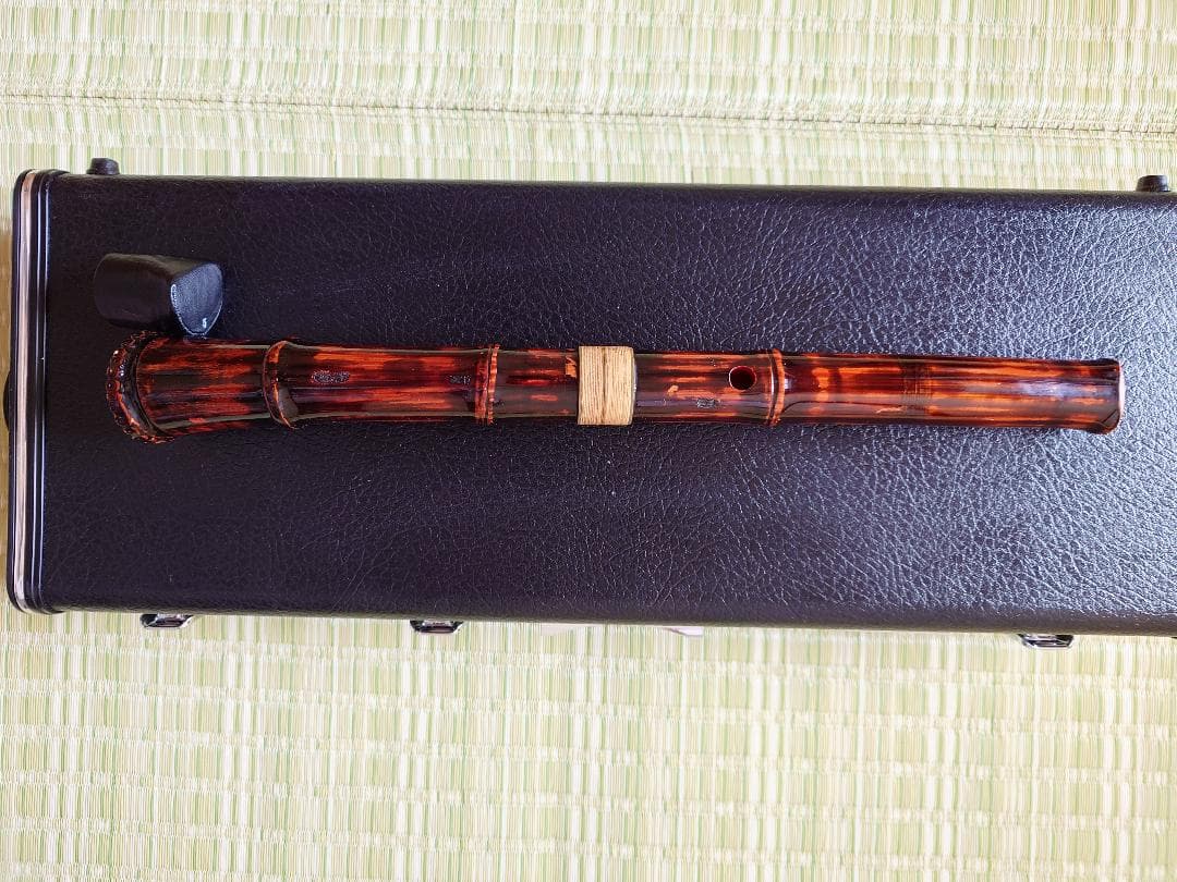 二代目　海老沼竹揚 銘 琴古流　１尺５寸管