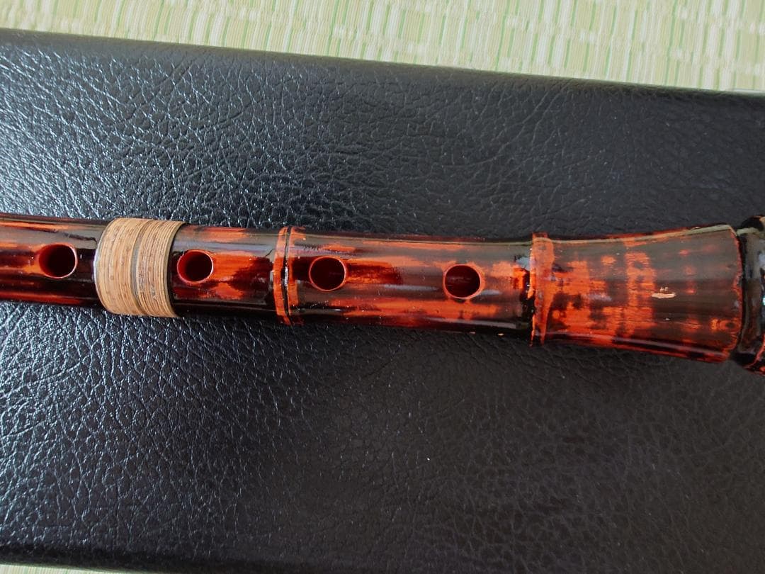 二代目　海老沼竹揚 銘 琴古流　１尺５寸管