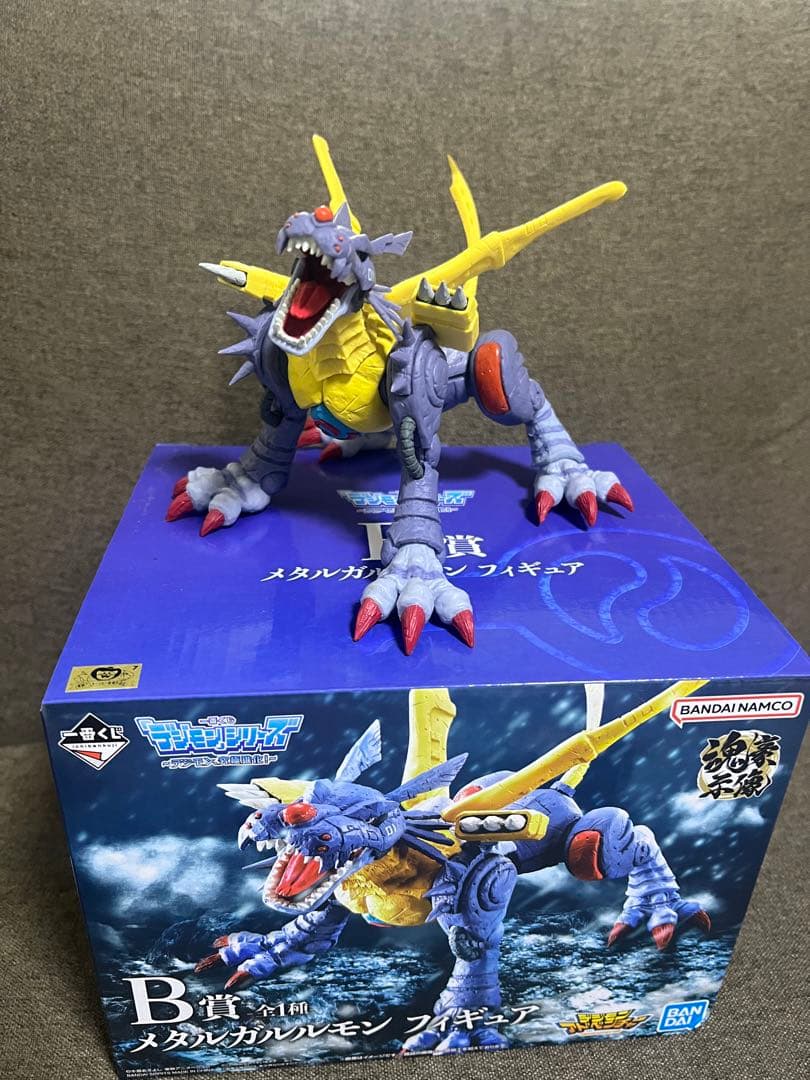 一番くじ　デジモン　メタルガルルモン フィギュア　B賞