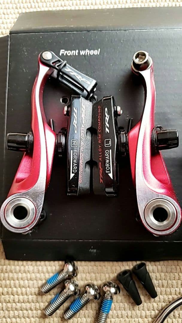 TRP　Mini-V ミニVブレーキ（赤）新品未使用ジャンク品