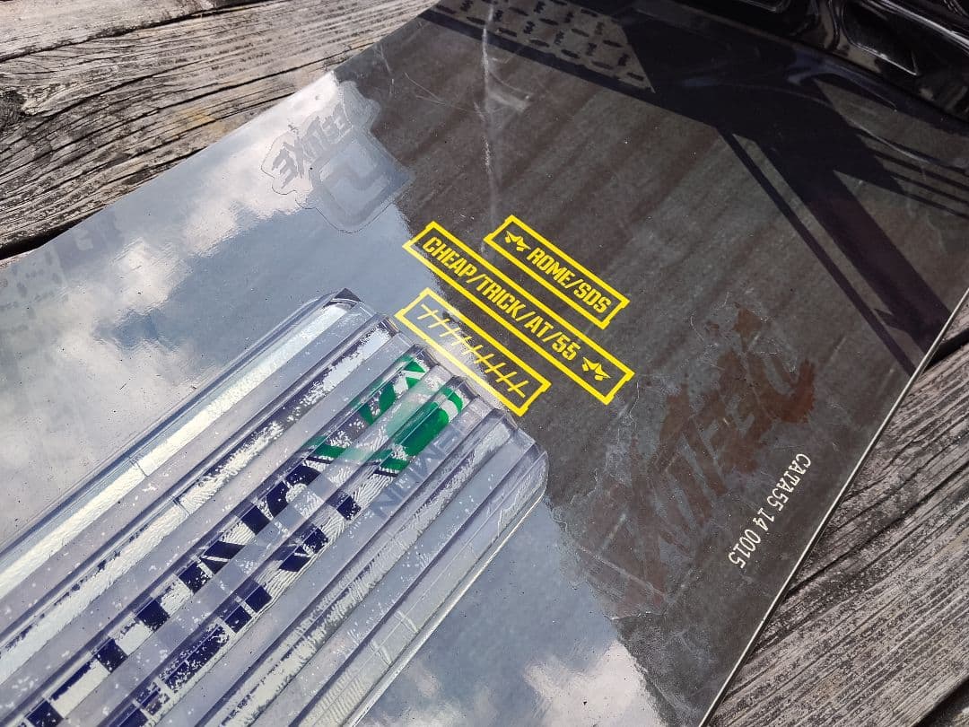 スノーボード 3点セットROME 155 ジャンクビンディング ブーツ 26.5