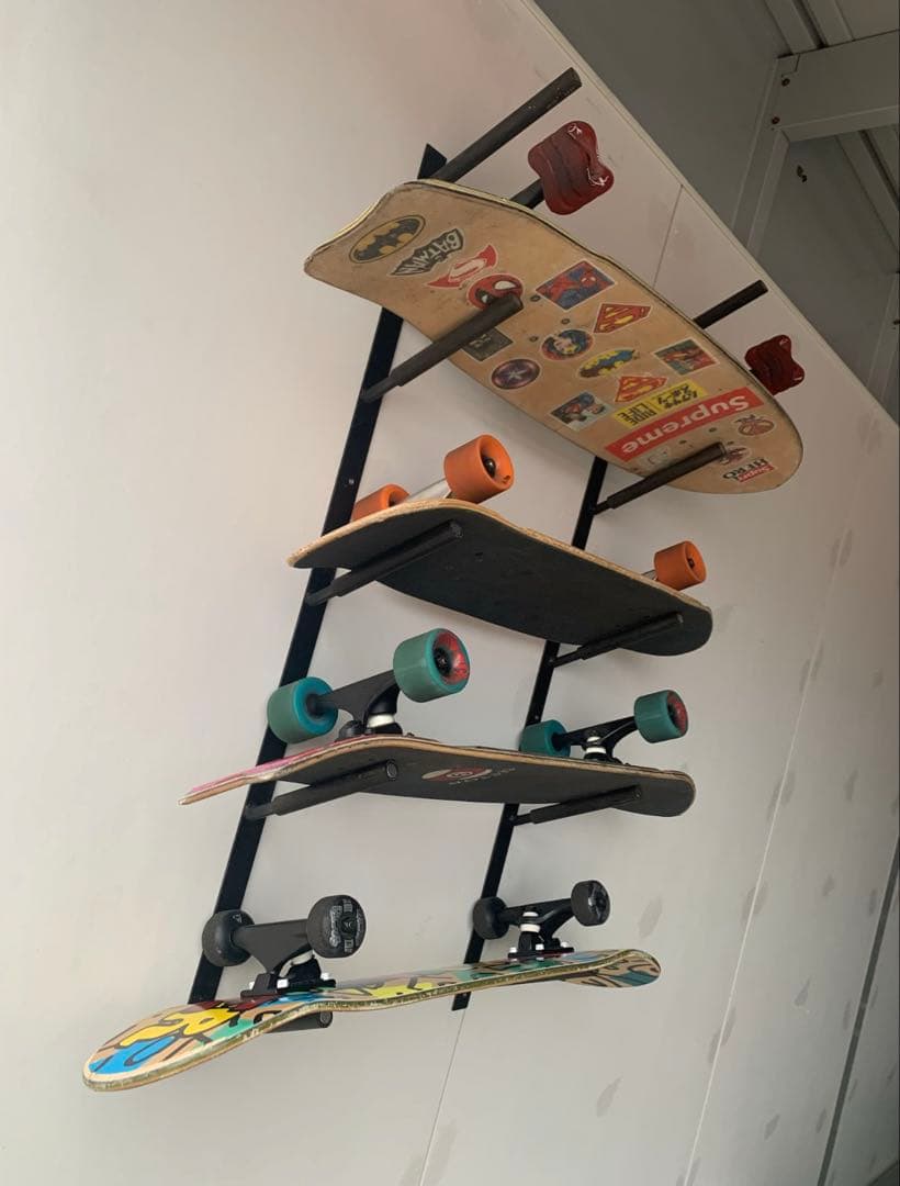 スケボー　スノボー　サーフボードラック　5段