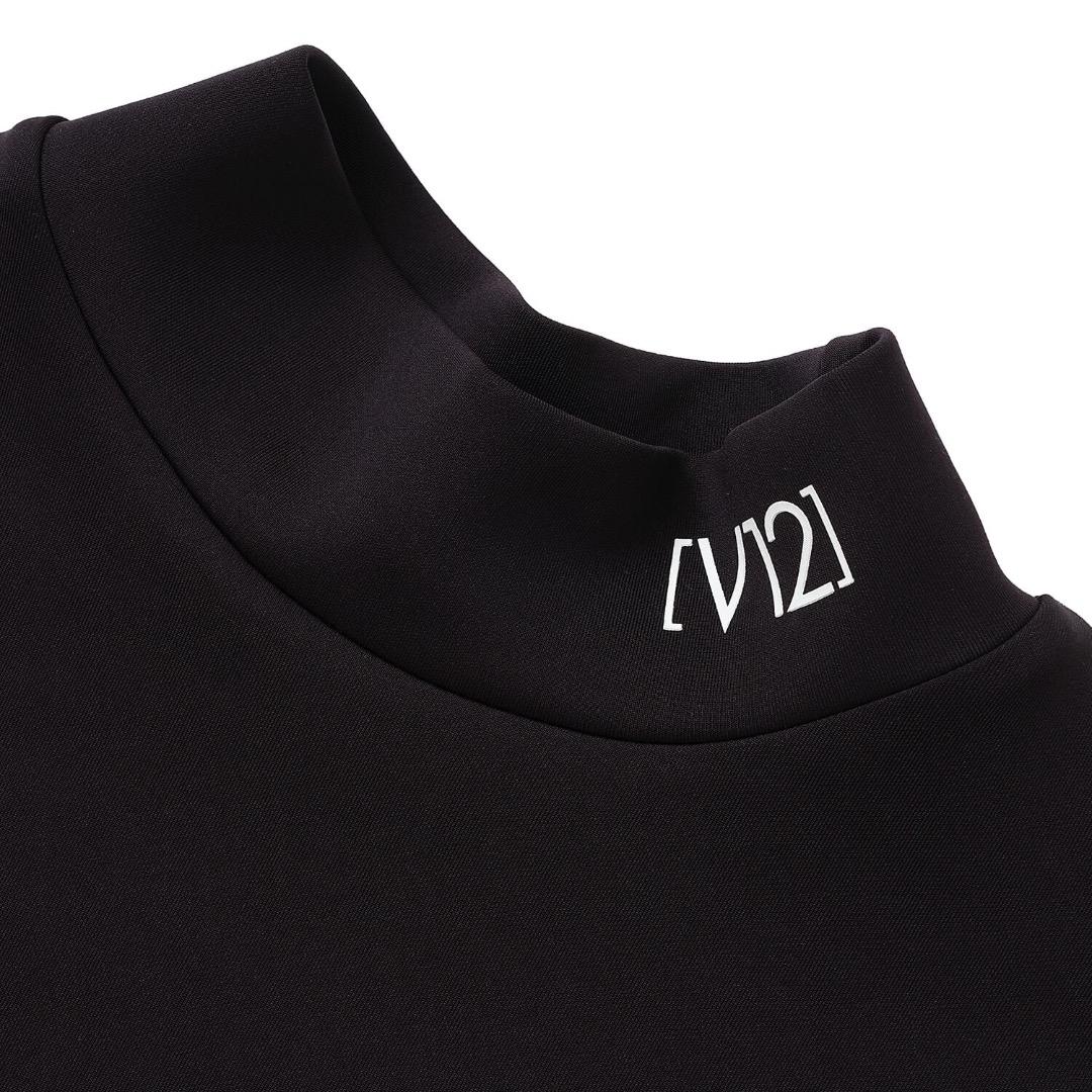 V12 DOT RIB L/S MOCK メンズ モックネック M