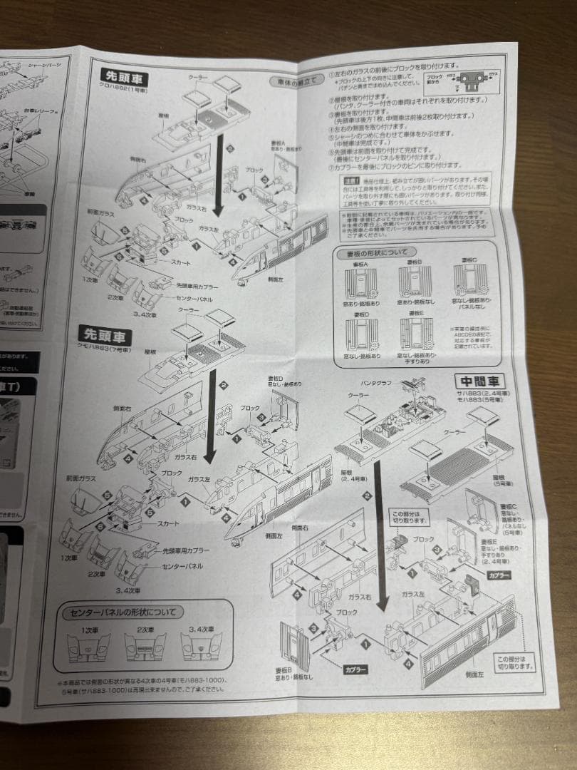 Bトレインショーティー　JR九州883系ソニック4両セット　2箱